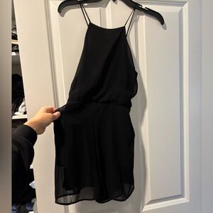 Urban outfitters Lucas Couture black dressy romper
